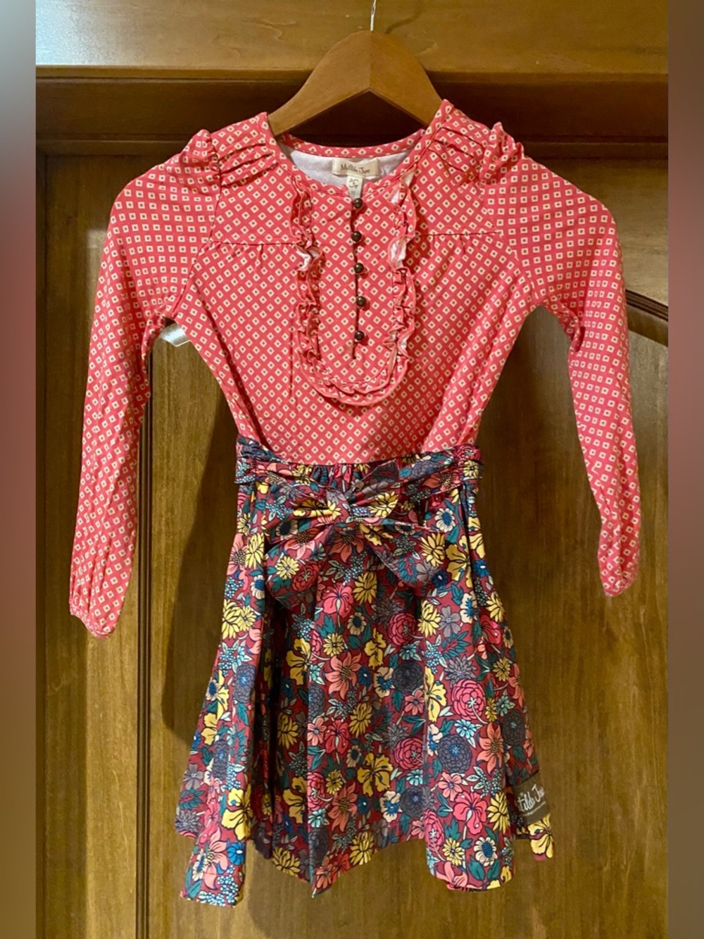 Matilda Jane Red Floral Print Dress